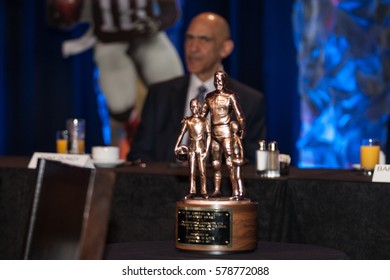 Tony Dungy Attends The AIA 2017 Bart Starr Award Super Bowl Breakfast In Houston, Texas On Saturday 4th 2017 February - USA