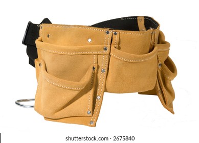 Tool Belt Heavy Duty Suede Leather Work Apron With Pockets