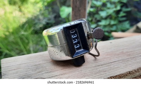 A tool for counting that is starting to rust