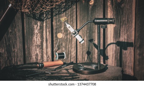 Tool For Fly Tying. Fly Fishing