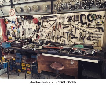 Tool Storage & Garage Organization. Garage Pegboard Tool Organizers