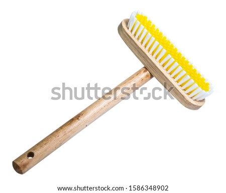 tool washing toilet brush isolated