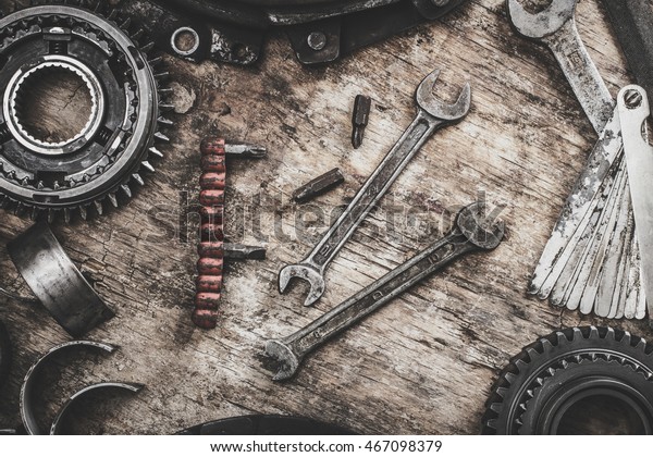 Tools for car
repair.