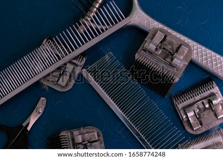 
Tools of the groomer's work