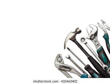 Tools Isolated On White Background.