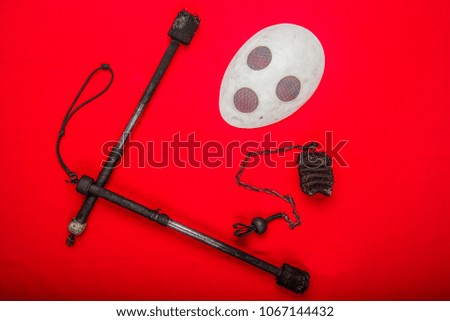 The tools that are used to create a fire show
