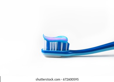 dark blue toothpaste