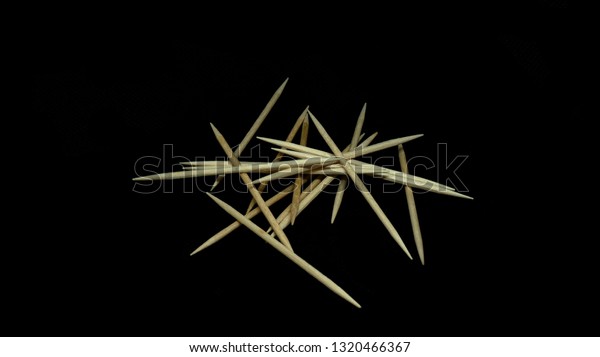 black toothpicks