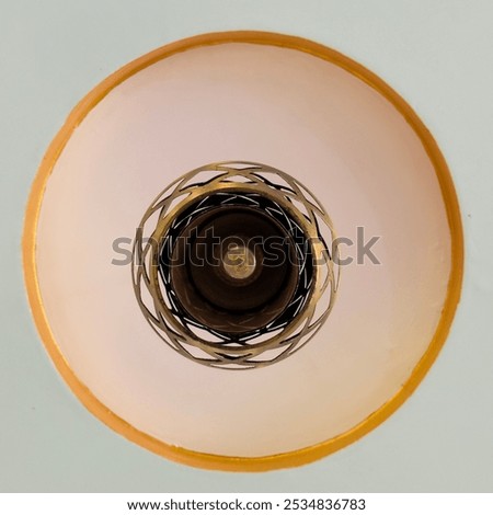 Similar – empty old soup plate with spoon on old wooden background