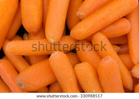 Similar – Image, Stock Photo Carrots from small organic farm. Kid farmer hold carrots