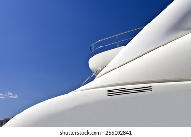 Top Deck Of A Super Yacht