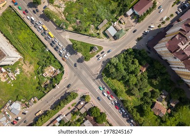 Top Down Aerial View Busy Street Stock Photo 1978245167 | Shutterstock