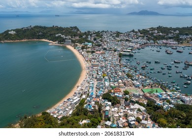 Top Down View Of Cheung Chau Lantau Island