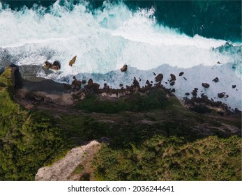 Top Down View Of Karang Boma Cliff, Bali