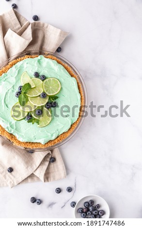 Similar – Image, Stock Photo Blueberry Crumble Flat Lay