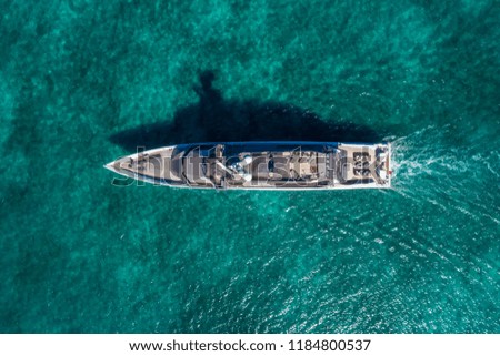 Aerial Drone View Of Old Shipwreck Ghost Ship Vessel