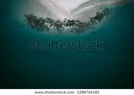 Similar – Image, Stock Photo Aerial Summer View Of Clear Ocean Water Full Of Tourists