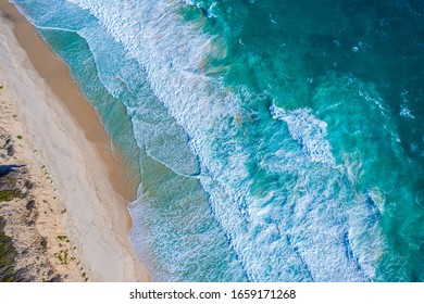 Top Down View Of Western Australian Beach Near Hopetoun