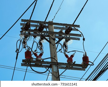 High Voltage Load Break Switch Install Stock Photo (edit Now) 613070990