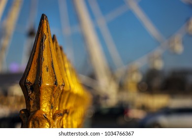 Top Of A Gold Fence - Paris, France