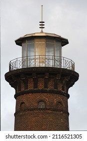 top of the historic helios lighthouse with the polygonal glass tower
