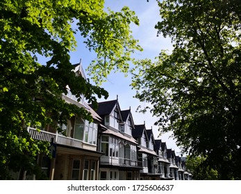  Top Of The Houses On A Leafy Road Harrogate North Yorkshire UK