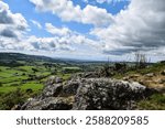 Top of Loudon Hill in Scotland