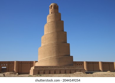 Top of minaret with blue sky - Shutterstock ID 2044149254