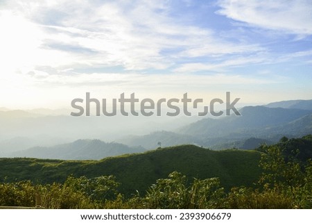 top of the moutain landscape nature view