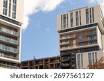 Top Part of a Condominium Complex in Markham, Ontario