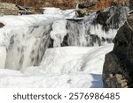 Top Portion of Chapman Falls in Winter