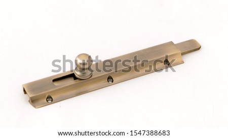 Top Quality Stainless Steel Boor Top Bolt Isolated on White Background