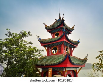 Top of the Shibaozhai Pagoda - Shibao, Chongqing, China