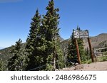 At the top of Snowbowl Ski Resort in Flagstaff