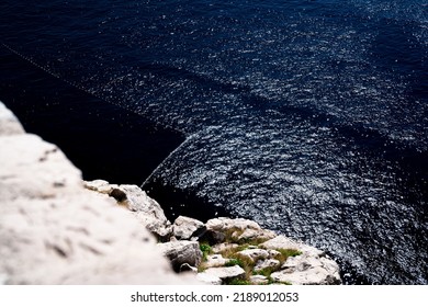 Top Of The Stone Next To Te Sea, Dubrovnik, Croatia