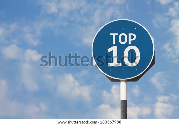 Top Ten Sign Stock Photo 183367988 | Shutterstock