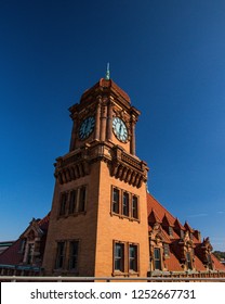 Top Of The Tower Clock Richmond Train Station