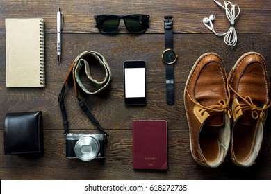 Outfit Traveler Student Teenager Young Woman Stock Photo 243084559 ...