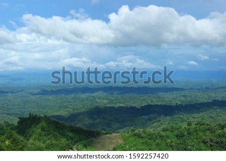 Similar – Aerial photos A small village in the jungle in Chiang Mai