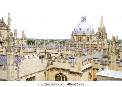 The top view of around Oxford university. Photos are taken on 20 September 2016, Oxford, England. 