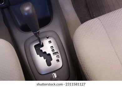 top view of automatic transmission shifter