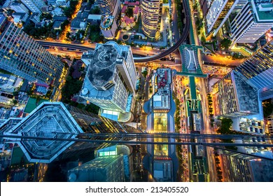 Top View Of Bangkok , Thailand