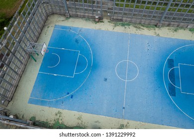 basketball top view court