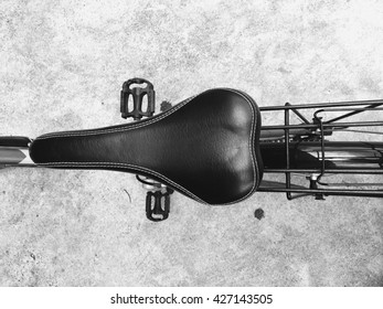 Top view bicycle seat