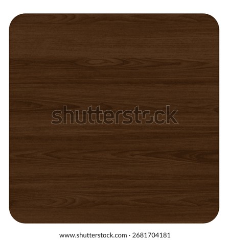 Top view of a box stool crafted from mahogany wood with rich reddish tone.