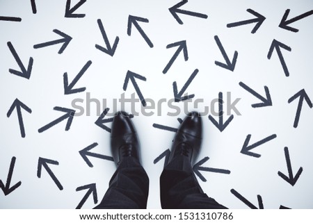 Similar – Image, Stock Photo The view from opposite | Symmetry