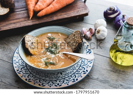 Similar – Foto Bild Kurkuma- und Gemüsesuppe