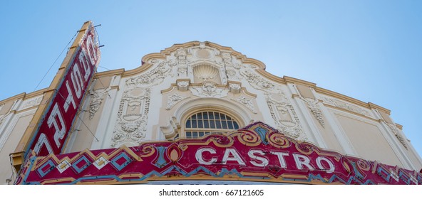 Top View Of The Castro Theater In San Francisco