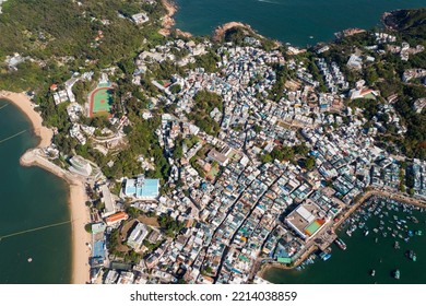 Top View Of Cheung Chau Island In Hong Kong