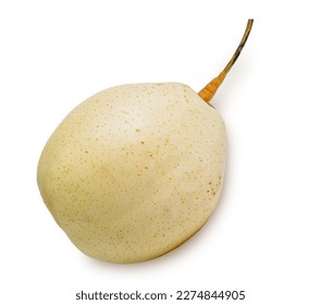 top view chinese pear isolated on white background - Shutterstock ID 2274844905